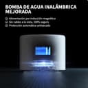 PETKIT EVERSWEET Fuente para Gatos, Acero Inoxidable, Bomba Inalámbrica, Control de App, 1.8L Bebedero Gatos/Perros, Ultrasilencioso, Filtro Triple, 3 Flujos de Agua, no es Fácil de Retener Bacterias - 2