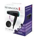 Remington Asciugacapelli 2000W - Pieghevole e Potente - Asciugacapelli da Viaggio, Bacchetta e Diffusore per styling, 2 livelli di riscaldamento e ventola, On The Go D1500 - 7
