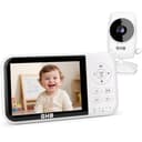 GHB Baby Monitor Video e Audio 3.2'', 2100mAh Monitor Baby con Telecamera, Visione Notturna, Modalità VOX, Rilevamento della Temperatura, Interfono Bidirezionale, Ninna Nanna - 1