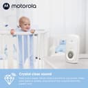 Motorola Nursery AM21/MBP21 Audio Baby Monitor - Digital Baby Monitor with DECT Technology for Audio Monitoring - 300 Meter Range - High Sensitivity Microphone - White - 5