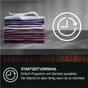 AEG Waschmaschine 8 kg, Serie 6000 ProSense: Mengenautomatik für automatische Anpassung von Waschdauer & Energieverbrauch, Startzeitvorwahl, Nachlegefunktion, Vollwasserschutz, 1400 U/min, L6AMZ48FL - 3