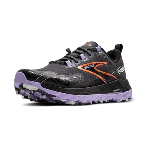 Brooks Women s Cascadia 18 Mountain Trail Running Shoe - Ebony/Sweet Lavender/Copper - 9 Wide