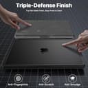 Soonjet CrackGuard for MacBook Pro 14 inch Case M5 M4 M3 M2 M1 Pro/Max 2025 2024-2021 [Anti-Crack Upgrade] [100% Match Official Color] Cover Protective Hard Shell Case Laptop - Space Black Clear - 6