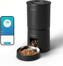 Miaosical Futterautomat Katze, Staufreier Katzenfutter Automat mit 2.4G WiFi-App & Timer, 4.2L Futterspender Katze für 1-10 Mahlzeiten pro Tag, 10S Sprachaufnahme, Dual-Stromversorgung - 1