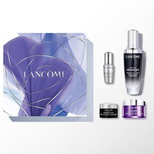 Lancôme - Advanced Génifique Set - Advanced Génifique Concentrate Serum 50 ml + Crema de péptidos Rénergie H.P.N.300 de 15 ml + Advanced Génifique Yeux Cream 5 ml + Advanced Génifique Yeux Light Pearl