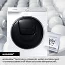 Samsung Series 5 AI Energy WW10FG5U34ABEU 10kg WiFi Connected Washing Machine with 1400 rpm - Black - A Rated - 5