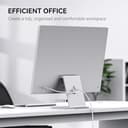 USB C hub for iMac 24 inch 2021/2023/2024, Minisopuru iMac accessories for iMac M1/M3/M4, iMac USB hub with USB A/C 10Gbps for iMac 24 inch 2024 and Studio Display 27 inch, Silver (No SSD Port) - 6