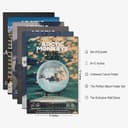 FOTN Arctic Monkeys - Juego de 6 pósteres de portada de álbum, pósteres musicales en lienzo para decoración de habitación y arte de pared, estilo de 20 x 30 cm - 7