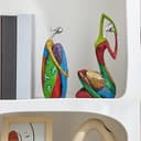 Octdays Escultura de Mujer de Arte Abstracto, Moderna Estatua Abstracta de cerámica para Sala de Estar, Oficina, gabinete, decoración de Mesa, decoración del hogar, B - 5