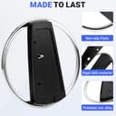 Zorplex Supporto verticale per PS5/PS5 Slim/PS5 Pro, Durevole Base Verticale con Tappetini Antiscivolo, Accessori per console Playstation, Compatible avec Playstation 5 (Digital e Disco) - 2