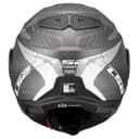 LS2, Casco Moto Modulare ADVANT X CARBON HORIZON Matt Silver Grey, L - 6