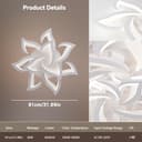 BAYHT Plafoniera LED Soffitto, 90W Lampada da Soffitto con Matter Compatibile con HomeKit, Alexa, Google e IFTTT, Moderna Plafoniera Intelligente per Soggiorno, Camera da Letto, Sala da Pranzo - 6