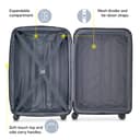 Delsey Gepäck Helium Aero Handgepäck Spinner Trolley, Ziegelrot, Carry-On 21 Inch, Helium Aero Hardside Erweiterbares Gepäck mit Spinner-Rädern - 3
