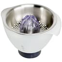 Kenwood Citrus Juicer Chef AT312 Accesorio Exprimidor Compatible Con Robots De Cocina Kenwood Chef Y Major, 0.6 Litros, Acero Inoxidable, Plateado/Blanco - 1