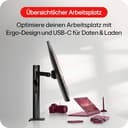 LG Ultrafine Ergo 32UN880K-B.AEU (32 Zoll) 4K UHD IPS Monitor, HDR10, USB-C (60W), Ergonomischer Standfuß, Schwarz - 5