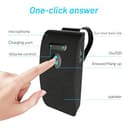 JUZELY Vivavoce Bluetooth per Auto per Fiat Brava Bravo Bravissimo, Altoparlanti Auto con Accensione Automatica, Connessione Doppia e Aletta Parasole - 5