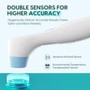 Fieberthermometer für Babys, Kinder und Erwachsene, kontaktloses Stirnthermometer Infrarot Thermometer mit sofortiger genauer Ablesung, Fieberalarm - 8