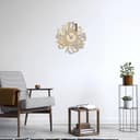 Giallobus - Reloj premium - Carved - Madera de MDF - Premium 30x30‎‎cm - 16 - Grain - Artesano Made in Italy - Silencioso - Idea de regalo - Doble nivel moderno - 3