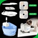 YeeQo 18 filtri fontanella per gatti e 3 tubi per Catit Pixi (2,5L), adatti per Catit 43722, 43717. Triplo sistema di filtrazione con carbone attivo e resina, filtro ad alta efficienza - 6