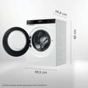 Haier X 5 HWD100-BP16357US Lavadora Secadora, Capacidad 10KG+6KG, Motor Inverter, WIFI, Tecnología Antibacterias, Refresh, Inicio diferido, DetectorKG, 60CM Ancho, 1600 RPM, 16 programas, Blanco - 2