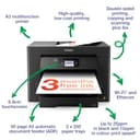 Epson WorkForce WF-7830 All-in-One Wireless Colour Printer with Scanner, Copier, Fax, Ethernet, Wi-Fi Direct and ADF - 2