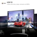 LG 32UN650-W - Monitor UltraFine 4K UHD 32 pulgadas, Panel IPS: 3840x2160, HDMIx2, DisplayPortx1, 16:9, 1000:1, 350nit, 60Hz, 5ms, HDR10, Conectividad Universal, Inclinación Ajustable, Color Plata - 4