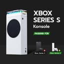 Mcbazel Xbox Serie S Lüfter Staubschutzhaube mit 7 RGB Lichteffekten, Unterstützung 4000/4300/4500 RPM/USB Datentransfer/Ladeanschluss/RGB Dual Cooler für Xbox Serie S - Weiß - 3