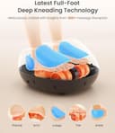 RENPHO Ganz Fußmassagegerät, 2026 Verbessertes Shiatsu Fussmassagegerät Elektrisch mit Wärme, Kneten, Rollen und Luftkompression,Muttertagsgeschenk, für Frauen Männer, bis Schuhgröße 46, Schwarz - 2