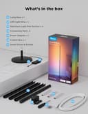 Govee LED Floor Lamp, RGBIC Modern Corner Lamp, Smart Standing Lamp with 61 Scene Modes,Music Sync, Black Corner Floor Lamp for Living Room, Bedroom - 11