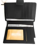Michael Kors Jet Set Travel Saffiano Leather Bifold Zip Coin Wallet, Black Saffiano, M, Bifold Wallet - 4