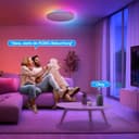 ToyGlee LED Deckenleuchte Dimmbar, 36W Ø30cm Smart RGBIC LED Deckenlampe mit Fernbedienung, Funktioniert mit Alexa & Google Assistant, Deckenleuchten für Schlafzimmer, Wohnzimmer - 5