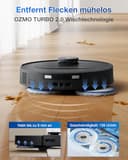 ECOVACS DEEBOT T30C Omni Gen2, Saugroboter mit Wischfunktion, 25.000 Pa, OZMO Turbo 2.0 Wischen, ZeroTangle 3.0 Anti-Verheddern, TruEdge 2.0 Kantenreinigung, Omni-Station, 75°C Moppwäsche, Schwarz - 4