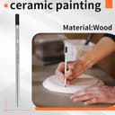 Mokamika Lápices negros para bajo vidriado para cerámica, lápiz de bajo vidriado de precisión para cerámica - 3