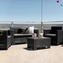 BICA 9067.4 Set Nebraska 2 Salottini, Antracite, 281 X 155 X 79 Cm - 8