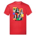 Maglietta grafica Dua Pop Art per adulti bambini unisex fan della musica abbigliamento t-shirt regalo Lipa, Rosso, S - 1