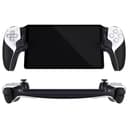 PlayVital Juego Premium de Grips Antideslizantes para PS Portal - Pegatinas para Empuñaduras con Calcomanías de Gatillos y Botones, Agarre Mejorado, Skin Diseño Hexagonal Diamante - Negro - 1