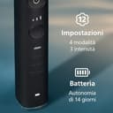 Philips Sonicare DiamondClean Smart 9400 spazzolino elettrico, spazzolino sonico con app, sensore di pressione, 4 modalità di spazzolamento e 3 livelli di intensità, nero, modello HX9918/89 - 8