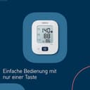 OMRON X2 Essential - Digitales Blutdruckmessgerät für Oberarm | klinisch validierter Blutdruckmesser | Erkennung unregelmäßiger Herzschläge und Bluthochdruck | mit Manschettensitzkontrolle | 22-32cm - 2