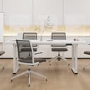 FLEXISPOT Höhenverstellbarer Schreibtisch Gestell mit 4-Fuß-Gestell & Dualmotor – Premium Standing Desk/Workstation mit Sitz-Steh-Erinnerung, 150 kg Tragkraft, kompatibel 120–200×70–90 cm - 9