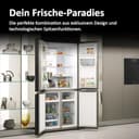 Haier Multi Door Kühl-Gefrierkombination I CUBE 83 SERIE 7 HCR7818DWPT I 4-türiger Kühlschrank mit Gefrierfach, XXL-Fassungsvermögen & 83cm Breite I 463L, Energieklasse D I Wasserspender & No Frost - 9