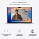 Apple MacBook Air (15", Apple M4 Chip mit 10‑Core CPU und 10‑Core GPU, 16GB Gemeinsamer Arbeitsspeicher, 256 GB) - Himmelblau - 3