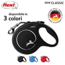 Flexi - Guinzaglio per Mulinello Classic Band - 5 Metri a 50 kg - Nero - 6