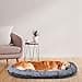 Ferplast Cojin para Perros de Gran Tamaño Tela Resistente a los Arañazos Lavable a Máquina a 30° Alfombrilla Impermeable para Perros 100 x 63 x 3 cm. Gris - 3