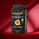 Schwiizer Schüümli Espresso, 100% Arabica Kaffeebohnen, kräftig-intensiv, ideal für Vollautomaten, Stärke 4/5, mittlere Röstung, Rainforest Alliance, 1kg - 2