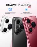 HUAWEI Pura 80 Pro Smartphone 12GB+512GB, 1 Zoll Ultra Lighting HDR-Kamera, Dual-Teleobjektiv mit ultragroßem Sensor, KI-Geräuschunterdrückung, 5170 mAh, Supercharge, Glazed White - 2