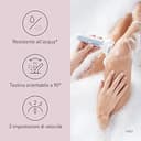 Panasonic ES-EY90 Epilatore Bagnato e Asciutto, Doppio Disco con 60 Pinzette, Testina Flessibile Pivotante a 90°, 3 Impostazioni di Velocità e Luce LED, 30 Minuti di Funzionamento, Testina Rasoio - 5