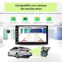 Hexinex 2 DIN Radio Coche Universal con Pantalla Táctil 7 Pulgadas, con CarPlay/AndroidAuto/Mirror Link, Admite Carga Type-C/USB/Micrófono/FM/EQ/WiFi/GPS/Bluetooth/USB/SWC y Cámara Trasera - 5