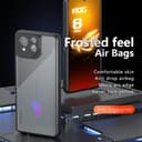 KNOXS Cover per Asus ROG Phone 8 Pro/Phone 8, Traslucido [Anti Ingiallimento] TPU Antiurto Custodia, PC Smerigliato Anti-impronta per Asus ROG Phone 8 Pro/Phone 8 Cover (Nero Smerigliato) - 2