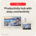 LG SMART Monitor 32U850SA-W, 4K UHD IPS 32 inch, 60Hz, 5ms GtG, HDR10, Wi-Fi, Bluetooth, Airplay, webOS smart apps with remote, Webcam, Built-in speakers, HDMI, USB-C (90W PD), White - 8