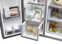 Haier HSW79F18ANMM American Style Fridge Freezer SBS 90 Series 7, Silver, A Rated - 4